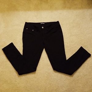 Express black stretch pants size small